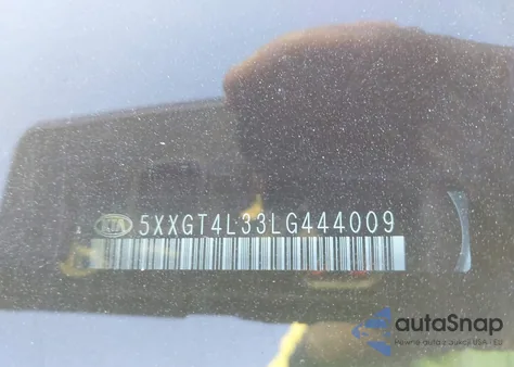 2020 Kia Optima Lx из США, поврежденный, VIN 5XXGT4L33LG444009